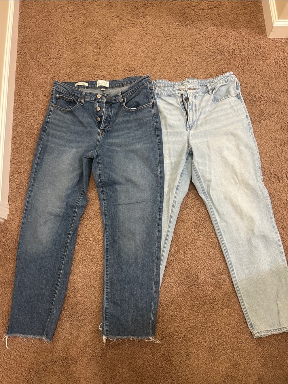 Women’s straight jeans - Dark Wash and Light Bundle